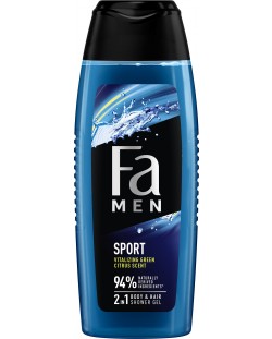 Fa Men Sport Душ гел Vitalizing Green Citrus, 250 ml