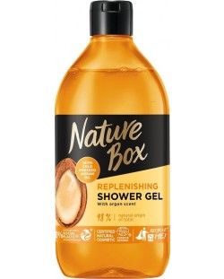 Nature Box Душ гел, арган, 385 ml