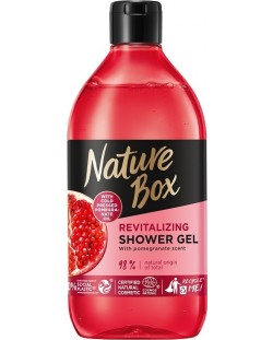 Nature Box Душ гел, нар, 385 ml