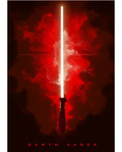 Метален постер Displate - Darth Vader