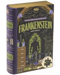 Двустранен пъзел Professor Puzzle от 252 части - Франкенщайн