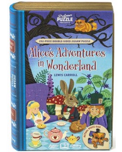 Двустранен пъзел Professor Puzzle от 252 части - Алиса в страната на чудесата