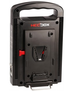 Двойно зарядно устройство Hedbox - PR-DC100 V-Lock, черно