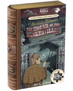 Двустранен пъзел Professor Puzzle от 252 части - Шерлок Холмс, Баскервилското куче