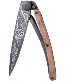 Джобен нож Deejo Juniper Wood - Celtic, 37 g