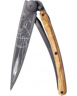 Джобен нож Deejo Olive Wood - Sagittarius, 37 g