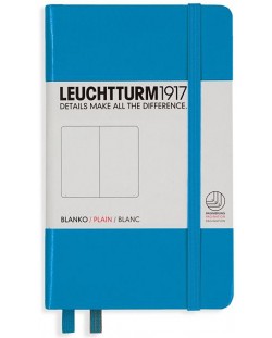 Джобен тефтер Leuchtturm1917 - A6, бели страници, Nordic Blue