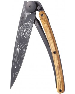 Джобен нож Deejo Olive Wood - Capricorn, 37 g