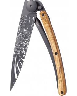 Джобен нож Deejo Olive Wood - Samurai, 37 g
