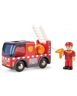Детска играчка HaPe International - Пожарна кола със сирени
