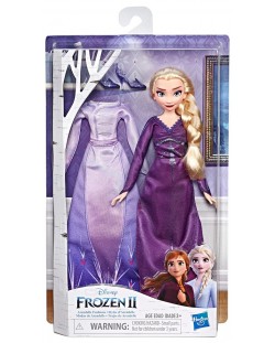 Кукла Hasbro Frozen 2 - Елза от Арендел, с 2 рокли
