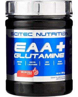 EAA + Glutamine, пъпеш с кола, 300 g, Scitec Nutrition