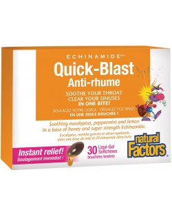 Echinamide Quick-Blast, 30 капсули за дъвчене, Natural Factors