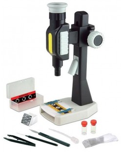 Образователна играчка Edu Toys - Микроскоп Junior, с LED светлина