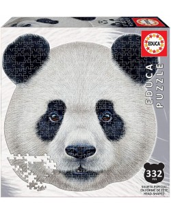 Пъзел Educa от 332 части - Лице на панда