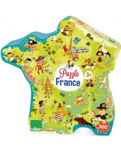 Пъзел-карта на Франция, 300 части (френска)