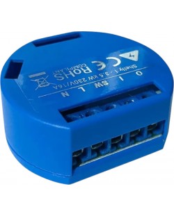 Единично Wi-Fi реле Shelly - 1, синьо