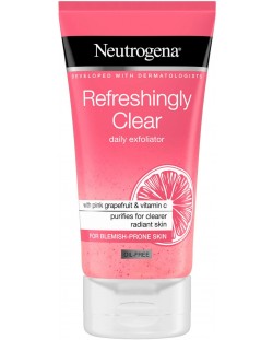 Neutrogena Refreshingly Clear Ексфолиант за лице, 150 ml
