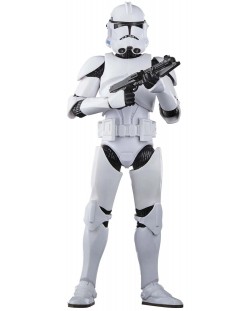 Екшън фигура Hasbro Movies: Star Wars - Clone Trooper (The Clone Wars) (The Black Series) (Gaming Greats), 15 cm