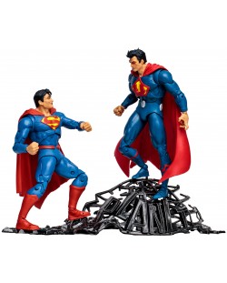 Екшън фигура McFarlane DC Comics: Multiverse - Superman vs Superman of Earth-3 (Gold Label), 18 cm