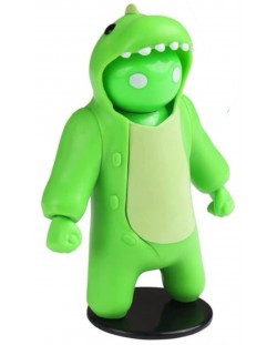 Екшън фигура P.M.I. Games: Gang Beasts - Green Dino Kigurumi, 11 cm