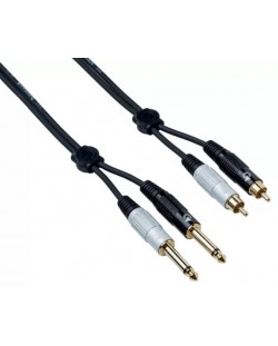 Екраниран кабел Bespeco - EA2M300, 3 m, черен