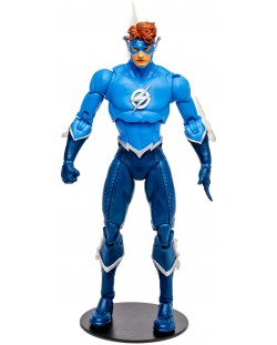 Екшън фигура McFarlane DC Comics: Multiverse - Wally West (Speed Metal) (Build A Action Figure), 18 cm