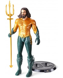 Екшън фигура The Noble Collection DC Comics: Aquaman - Aquaman (Bendyfigs), 19 cm