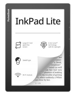 Електронен четец PocketBook - InkPad Lite Touch, 9.7", сив