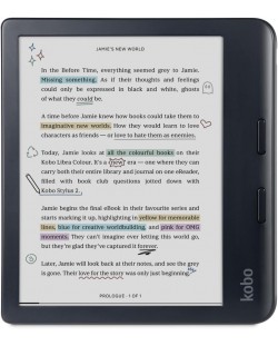 Електронен четец Kobo - Libra Colour, 7'', 32GB, черен