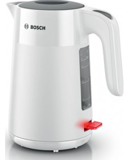 Електрическа кана за вода Bosch - MyMoment, TWK2M161, 2400W, 1.7 l, бяла