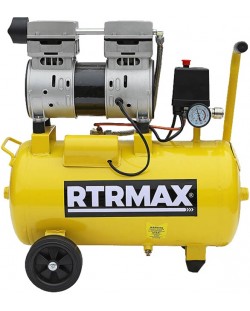 Електрически компресор RTRMAX - 44701, 24 l, 0.75kW, 8 Bar, безшумен