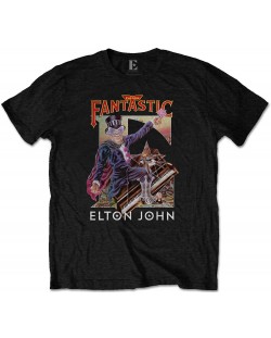 Тениска Rock Off Elton John - Captain Fantastic 