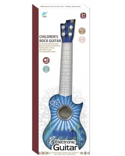 Детска играчка Zhorya - Електрическа китара, синя