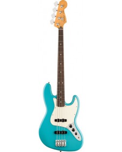 Електрическа бас китара Fender - Player II Jazz Bass, RW AQB, синя