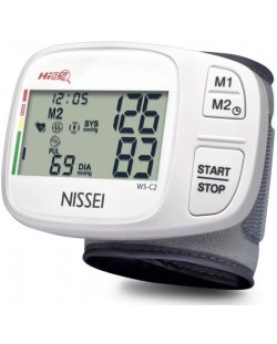 WS-C2 Електронен апарат за кръвно налягане, за китка, Nissei