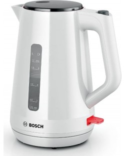 Електрическа кана за вода Bosch - MyMoment, 2400W, 1.7 l, бяла