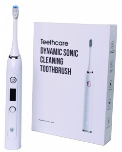 Електрическа четка за зъби IQ - Brushes White, 2 накрайници, бяла