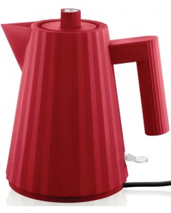 Електрическа кана Alessi - Plisse MDL06/1R, 2400W, 1 l, червена