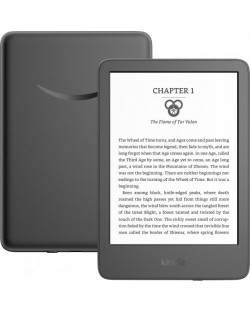 Електронен четец Kindle - 2022, 6'', 16GB, Touch, Black