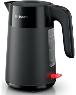 Електрическа кана за вода Bosch - MyMoment, TWK2M163, 2400W, 1.7 l, черен