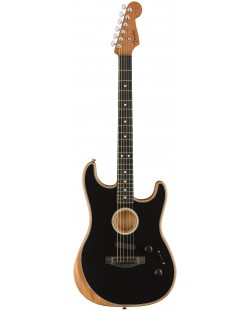 Електро-акустична китара Fender - Acoustasonic Strat, черна