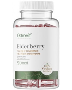 Elderberry, 90 капсули, OstroVit