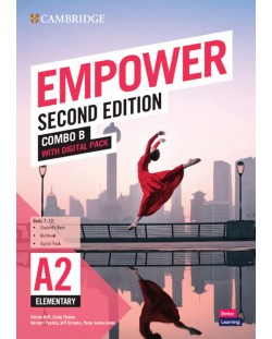 Empower Elementary Combo B with Digital Pack (2nd Edition) / Английски език - ниво A2: Учебник с терадка и онлайн материали, част 2