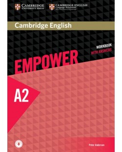 Empower Elementary Workbook with Answers with Downloadable Audio: Английски език - ниво А2 (учебна тетрадка с отговори)