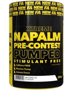 Xtreme Napalm Pre-Contest Pumped, Stimulant Free, драконов плод, 350 g, FA Nutrition