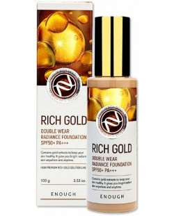 Enough Premium Фон дьо тен Rich Gold Double Wear, SPF50+, N21, 100 g