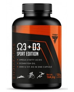 Endurance Omega 3 + D3 Sport Edition, 120 капсули, Trec Nutrition
