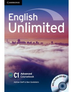 English Unlimited Advanced Coursebook with e-Portfolio: Английски език - ниво C1 (учебник с DVD-ROM)