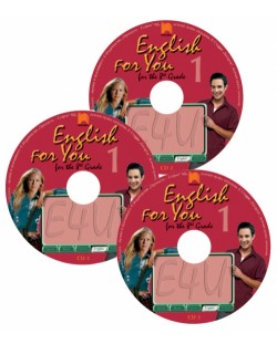English for You 1. Английски език за интензивно изучаване - 8. клас (3 броя CDs)
